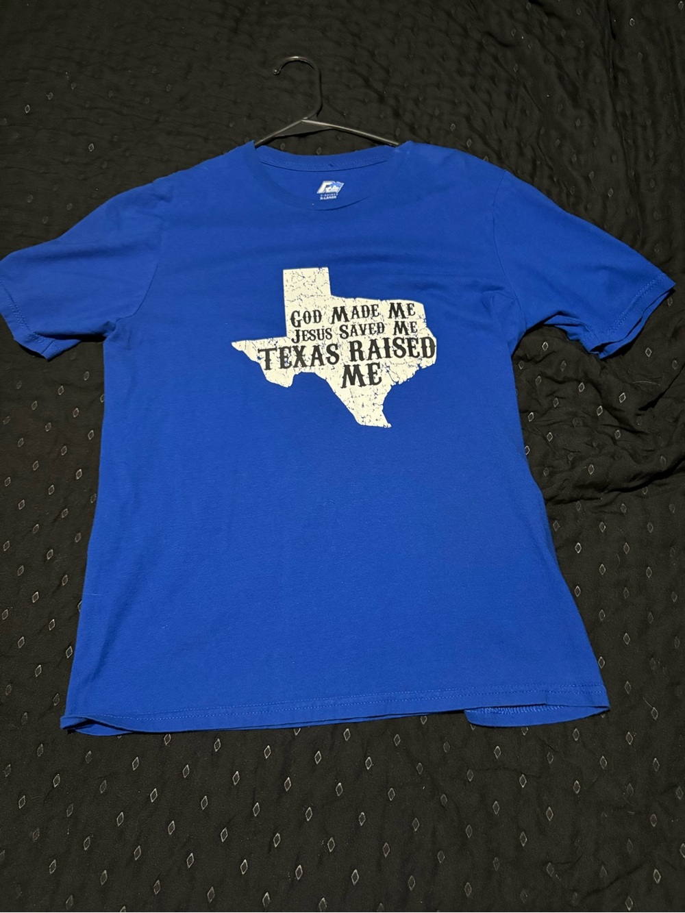 Russell Athletic Royal Blue Texas Graphic Short-Sleeve Tee